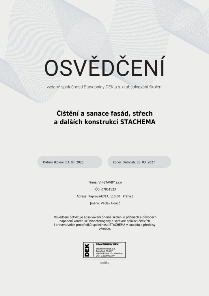 osvedceni 1 | VH - STAVBY
